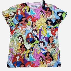 Cakeworthy Disney Princess AOP Tee XL